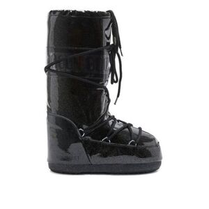 Női magas téli csizmák MOON BOOT MB ICON GLITTER-N001 BLACK kép