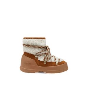 Női bokacsizmák télen MOON BOOT MB LUNA BOOT SHEARLING-MA03 WHISKY OFF WHITE kép