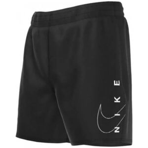 Fiú úszónadrágok NIKE SWIM Split Logo Lap 4 inch -001-Black kép