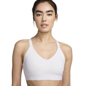 Női edzősport melltartó NIKE W NK DF INDY MED SPT BRA-FD1065-100-white kép