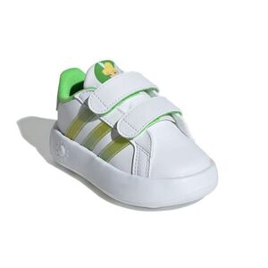 Gyerek szabadidőcipő ADIDAS Grand Court 2.0 Tinkerbell white linen green lucid lime kép
