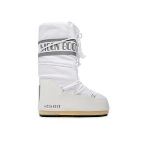 Női magas téli csizmák MOON BOOT ICON NYLON, 006 white kép