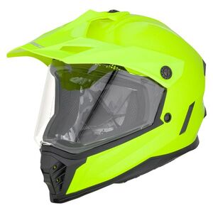 Gyermek motoros bukósisak W-TEC Benasqo, zárható szellőzés, aerodinamikus forma, leszerelhető felső napellenző, karcálló plexi, fényvisszaverő elem kép