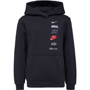 Nike SPORTSWEAR CLUB FLEECE Fiú pulóver, fekete, méret kép