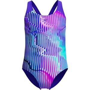 Speedo SPLASHBACK Lány egyrészes sportos fürdőruha, lila, méret 13-14Y kép