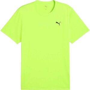 Puma M TAD ESSENTIALS SOLID CAT TEE Férfi póló, világoszöld, méret kép