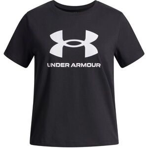 Under Armour BIG LOGO Lány póló, fekete, méret S kép