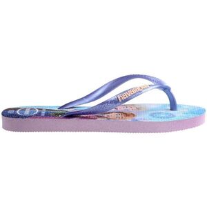 HAVAIANAS KIDS SLIM PRINCESS Lány strandpapucs, világoskék, méret 37/38 kép
