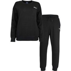 Fila LONG SET IN FRENCH TERRY Női pizsama, fekete, méret kép
