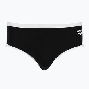 Férfi arena Icons Swim Alacsony derekú rövid egyszínű fekete/fehér úszó alsónadrág (Icons Swim Low Waist Short Solid 005046/510) kép