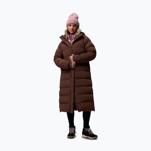 Női pehelykabát Columbia Amaze Puff Long Hooded tobacco (Amaze Puff Long Hooded 2134894256) kép