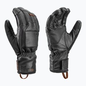 Férfi síkesztyűk LEKI Montera Prime black/dark brown (Montera Prime 655858302) kép