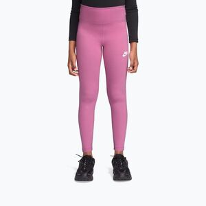 Gyerek leggingsek Nike Sportswear Classic playful pink/white (Sportswear Classic High-Waisted FZ5583-675) kép