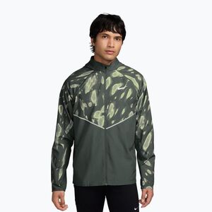 Férfi futókabát Nike Miler Repel UV Printed camo green/black (Miler Repel UV Printed IX5946-303) kép