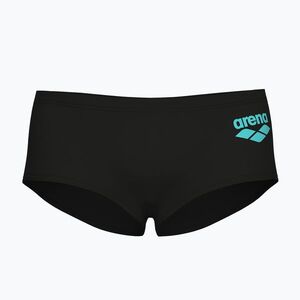 Férfi úszó boxer nadrág arena One Low Waist Short Big Logo black/black (One Low Waist Short Big Logo 008549/551) kép