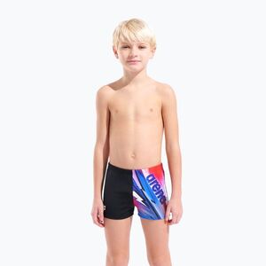 Fiú boxer úszónadrág arena Loud Swim Short black/multi (Loud Swim Short 011793/550) kép