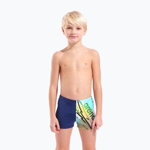 Fiú boxer úszónadrág arena Loud Swim Short navy/multi (Loud Swim Short 011793/750) kép