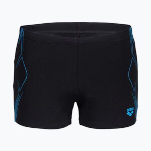 Férfi úszó boxer nadrág arena Graphic Swim Short black/turquoise (Graphic Swim Short 011186/508) kép