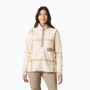 Női polár pulóver Helly Hansen Maridalen Printed Fleece pink shake broxburn plaid (Maridalen Printed Fleece 63430_079) kép
