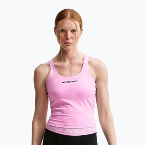 Női edző póló Nike Pro Sculpt pink rise/black (Pro Sculpt Dri-Fit Bra IM9965-621) kép