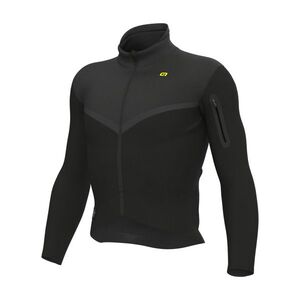 ALÉ Kerékpáros dzseki béléssel - R-EV1 WOOL SPEED - fekete kép