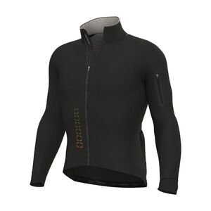 ALÉ Kerékpáros dzseki béléssel - R-EV1 THERMO SHIELD - fekete kép