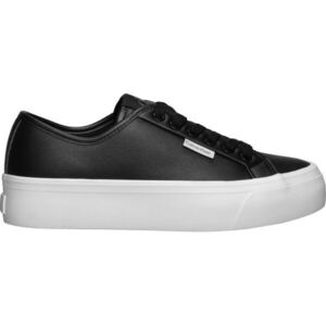 Calvin Klein VULC FLATF LACE UP LTH CK Női cipő, fekete, méret kép
