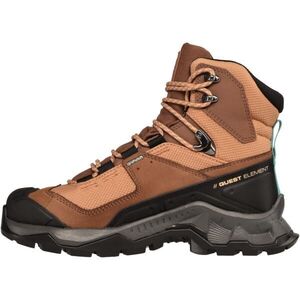 Salomon QUEST ELEMENT GTX W Női bőr túrabakancs, barna, méret 40 kép