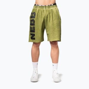 Férfi edzőnadrág NEBBIA Washed-Off NO BS zöld (Washed-Off NO BS 367) kép