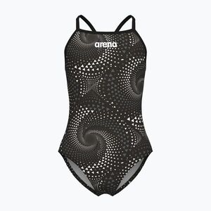 Gyerek egyrészes fürdőruha arena Fireflow Lightdrop Back black/team black (Fireflow Lightdrop Back 010406/500) kép