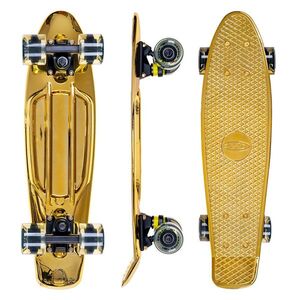 Penny board WORKER Mirria C8 22", krómozott felület, átlátszó kerekek, csúszásgátló rácsos mintázat kép