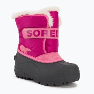 Sorel Snow Commander junior hócsizma trópusi rózsaszín/mélypiros színben (Snow Commander 1869561652) kép