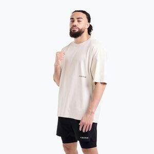Férfi póló BOXRAW Sparring Club Oversized washed beige (Sparring Club Oversized BXRW-SPCLT-BE) kép