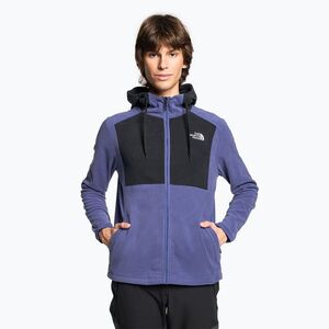 Férfi The North Face Homesafe Full Zip Fleece kapucnis pulóver barlang kék/fekete (Homesafe Full Zip Fleece Hoodie NF0A855JKMI1) kép