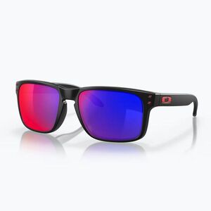 Oakley Holbrook matt fekete/pozitív piros irídium napszemüveg (Holbrook OO9102-36) kép
