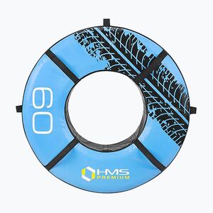 Edző gumiabroncs HMS PYT02 Premium 60 kg fekete/kék (PYT02 Premium 17-62-121) kép