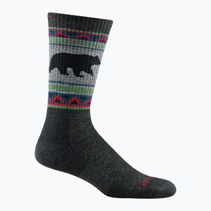 Férfi zokni Darn Tough VanGrizzle bakancs zokni párnázott szénszürke (VanGrizzle Boot Sock Cushion 1980-C-3013-04) kép