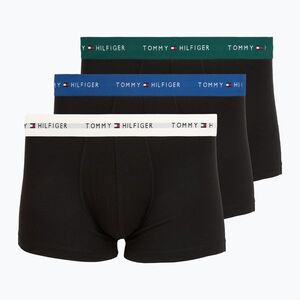 Férfi boxer nadrág Tommy Hilfiger Trunk WB 3 pack nb//opu blu/orna green/ivory silk (Trunk WB UM0UM038900VU) kép