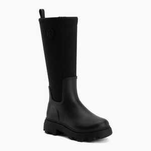 Női gumicsizma Tommy Hilfiger Stamp Warm Knee black (Stamp Warm Knee FW0FW09678BDS) kép