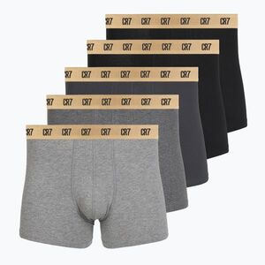 Férfi boxer nadrág CR7 Basic Trunk 5 pack multicolour (Basic Trunk 300-8125-49-2351) kép