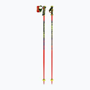 Gyermek síbotok LEKI WCR Pro Lite SL TR bright red/black/neon yellow (WCR Pro Lite SL TR 656677511) kép