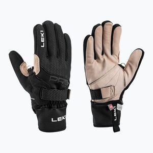 Sífutó kesztyűk LEKI PRC Premium ThermoPlus Shark black/sand (PRC Premium ThermoPlus Shark 655904301) kép