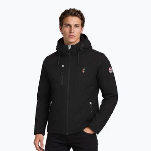 Férfi softshell dzseki Aulp Nemev Softshell black 1 (Nemev Softshell NEMEV M/BLACK 1/S) kép