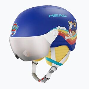 Gyerek sísisak HEAD Yuki Visor Paw S2 Jr paw blue/silver/red (Yuki Visor Paw S2 Jr 328316) kép