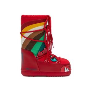 Junior magas téli cipők MOON BOOT MB ICON DINO, D001 MOON RED MULTICOLOR kép