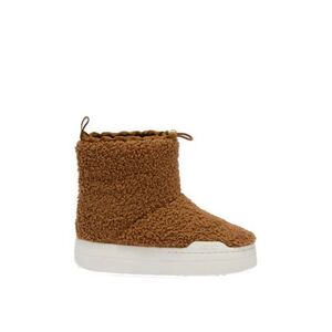 Junior járó barefoot bokacipő MOON BOOT MB JR SPARK TUBE MID FLEECE, M008 COGNAC kép