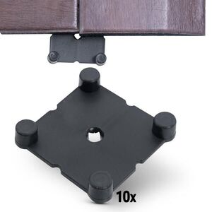 Rögzítőkészlet Luxteko Waffle 10 db, 2mm vastagság, bármilyen méretű forma lehetősége kép