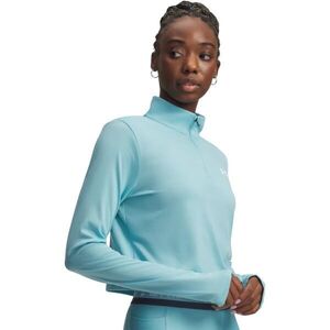 Under Armour TECH BRANDED 1/2 ZIP Női sportos pulóver, világoskék, méret kép