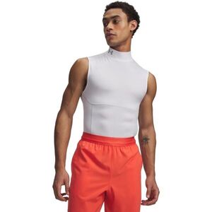 Under Armour HG ELITE SLEEVELESS MOCK Férfi kompressziós atléta, fehér, méret kép