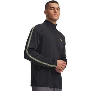 Under Armour TECH TAPING 1/2 ZIP Férfi sportos pulóver, fekete, méret kép